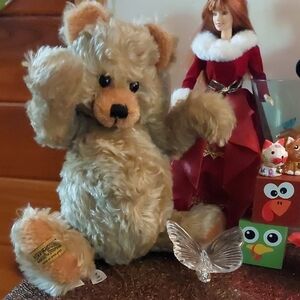 Merrythought Limited Edition Baby Baggy Bear Handmade In England Stuffed Teddy